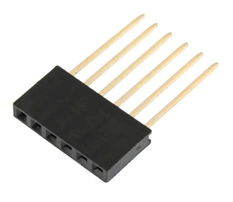 Accesorii si componente pentru Arduino - Sir 6 pini mama 2.54mm