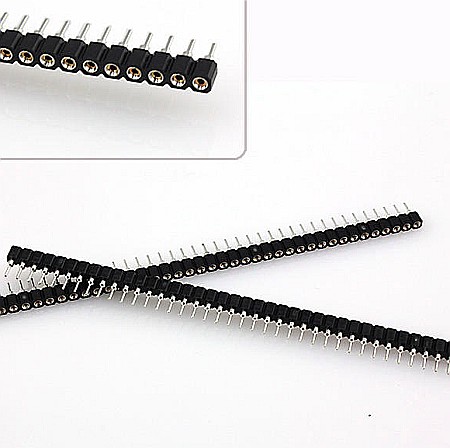 Componente Arduino - Sir de 40 pini detasabili mama-tata 2.54 mm pentru fixare componente