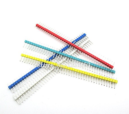 Componente Arduino - Sir de 40 pini tata 2.54 mm verzi (set 2 buc)