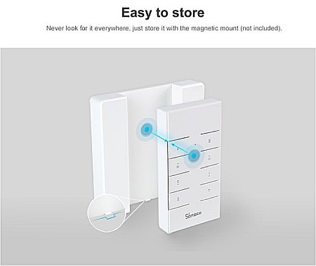 Sonoff RM433-BASE - suport prindere perete telecomanda RM433 [2]