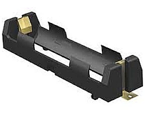 Acumulatori si Module BMS - Suport 1 acumulator 18650, SMD, SMT, pini bronz