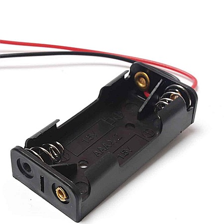 Surse de alimentare - Suport carcasa baterii 2xAAA, cu cablu