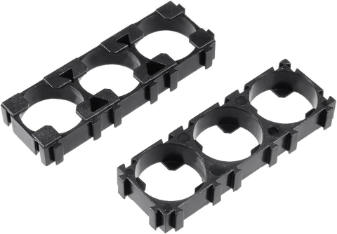 Suport modular 1x3 pentru 3 acumulatori Li-ion 18650, set 6 bucati [1]