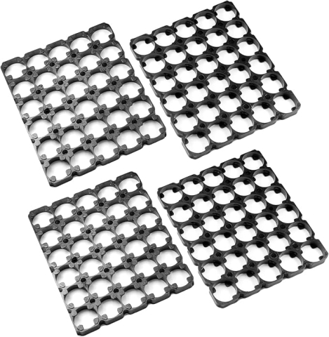Suport 5x6 pentru 30 acumulatori Li-ion 21700, negru [4]