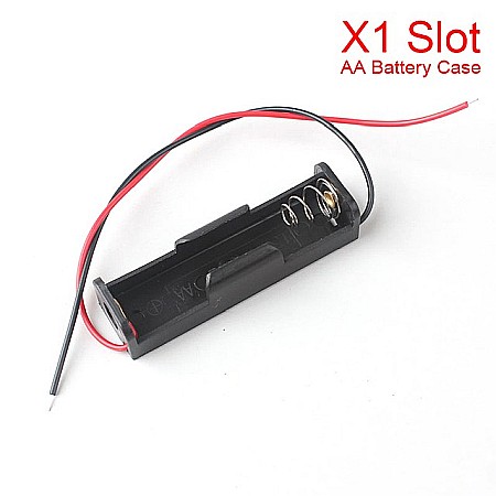 Surse de alimentare - Suport negru carcasa baterii 1xAA