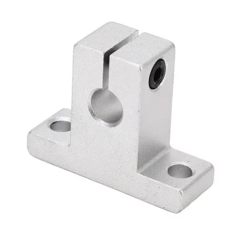 Suruburi trapezoidale, axe si ghidaje liniare - Suport vertical pentru axa liniara SK12, 12mm, CNC si imprimanta 3D