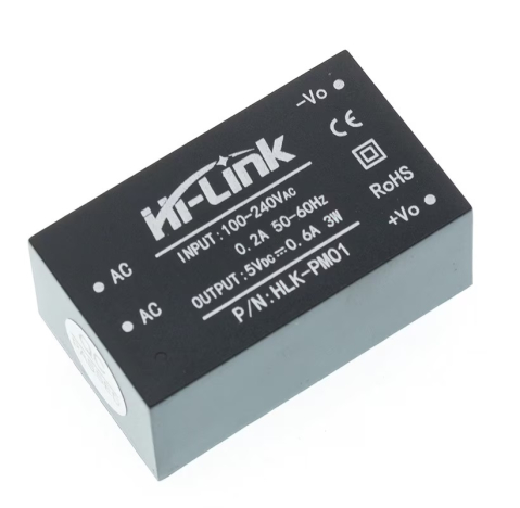 Surse de alimentare - Sursa de alimentare 100-240VAC la 5VDC, 3W, HLK-PM01