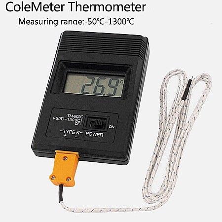 Scule, instrumente de masura - Termometru digital de tip K TM-902C -50°C la 1300°C cu senzor de termocuplu