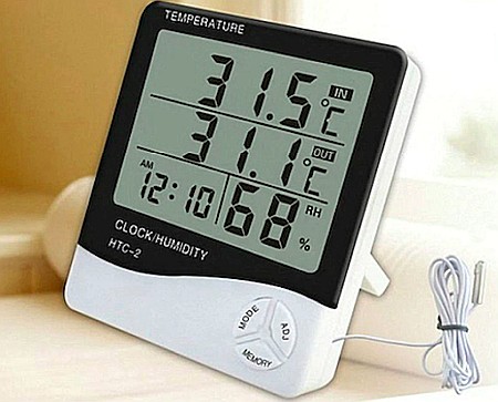 Senzori Arduino - Termometru si ceas digital HTC-2, cu afisare umiditate