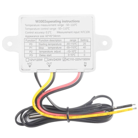 Termostat digital DM-W3002 control temperatura AC 220V, 1500W [4]