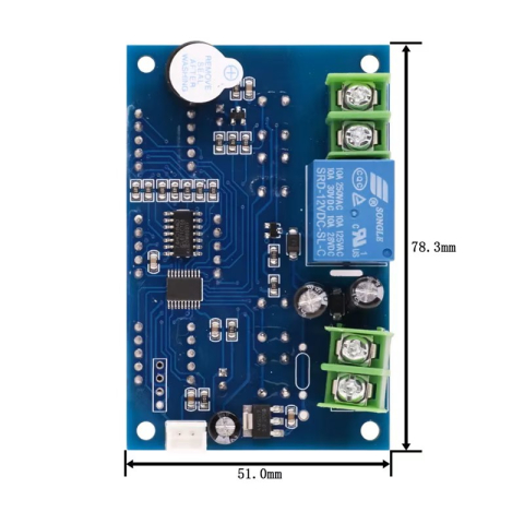 Termostat digital W1401 12V DC cu 3 afisaje si sonda temperatura [2]