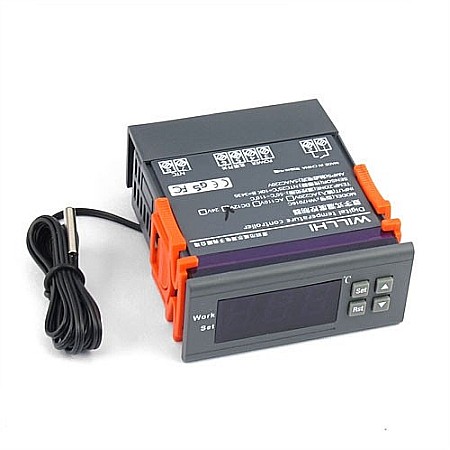 Smart Home - Termostat digital WH7016C 220V cu buzzer si sonda NTC 10K pentru control temperatura