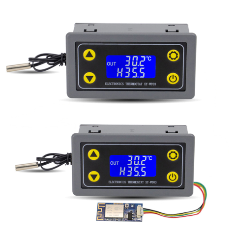Termostate - Termostat XY-WT03 cu sonda NTC 10K, modul wifi si aplicatie 6VDC-30VDC