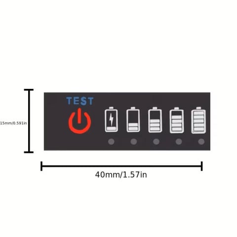 Tester acumulator, indicator nivel baterie litiu 3S 7.8-12.6V, 4 LED-uri [3]