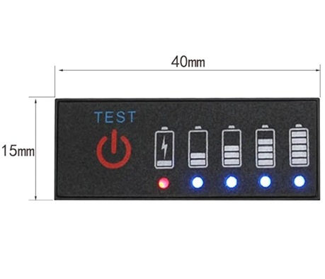 Tester Acumulator, indicator nivel baterie, Litiu 3S – indicator LED 9V-12.6V, consum redus [1]