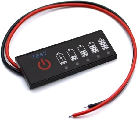 Tester Acumulator, indicator nivel baterie, Litiu 3S – indicator LED 9V-12.6V, consum redus