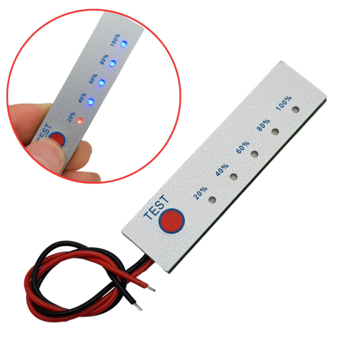 Tester Acumulator, indicator nivel baterie, Litiu 4S – indicator LED 13.2V-16.8V, consum redus [4]