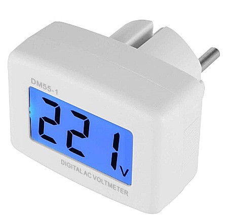 Tester de tensiune, cu stecher si afisaj LCD [1]