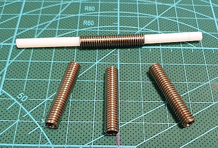 Tija filetata hotend imprimanta 3D, M6x30, pentru tub Teflon 4mm [1]