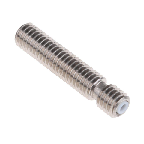 Tija filetata M6x30mm pentru hotend V5/MK8, cu tub PTFE, filament 1.75mm