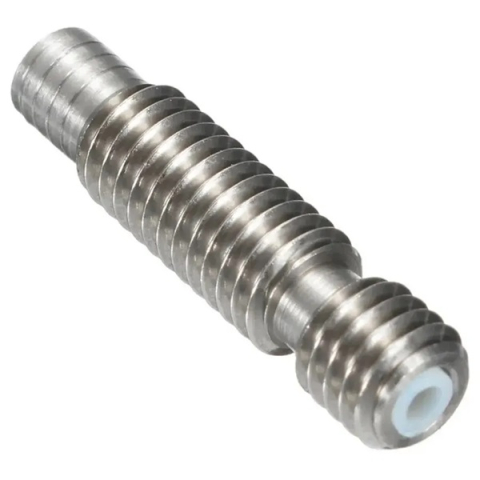 Cap de printare - Tija filetata M6/M7x22mm pentru hotend E3D V6, cu tub PTFE, filament 1.75mm