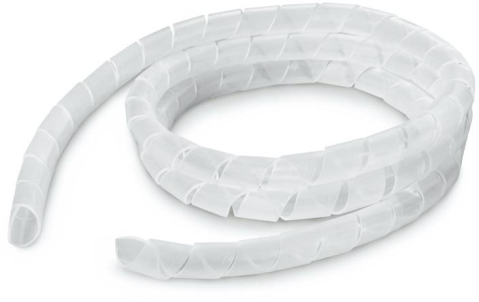 Tub organizator spiralat pentru cabluri, 8mm, 10m, transparent