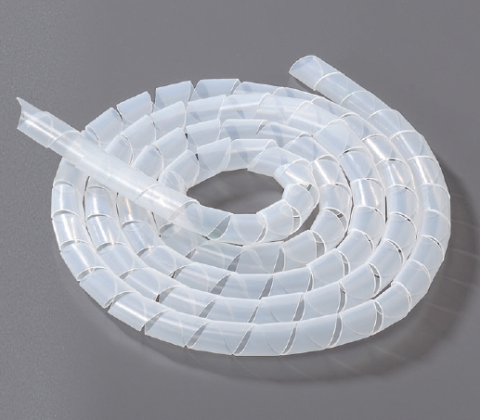 Tub organizator spiralat pentru cabluri, 8mm, 10m, transparent [1]