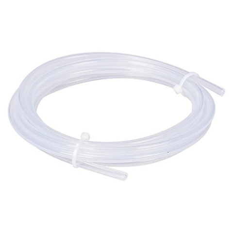 Piese si componente imprimante 3D si CNC - Tub PTFE transparent 2x4mm, lungime 1m, pentru filament 1.75mm, imprimanta 3D