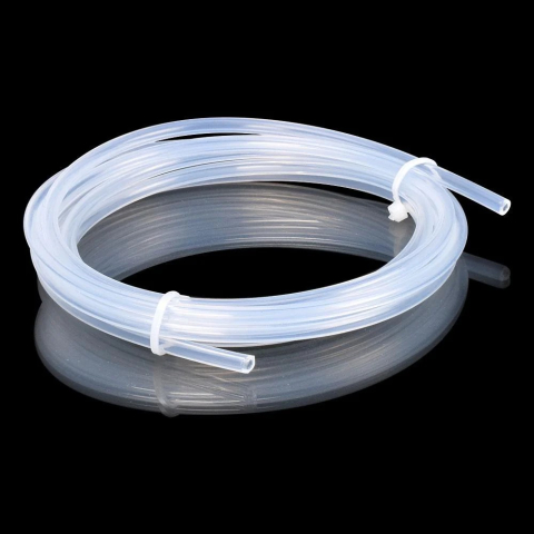 Tub teflon transparent 1m pentru filament 1.75mm, 2*4mm (PTFE) imprimanta 3D