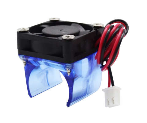 Piese electrice si electronice - ​​​​​​​Ventilator axial 3010 cu suport V5, 24V DC, 30x30x10mm, 2 pini