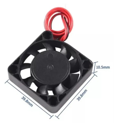 Ventilator imprimanta 3D 4010, 24V DC, 40x40x10mm, 2 pini [2]