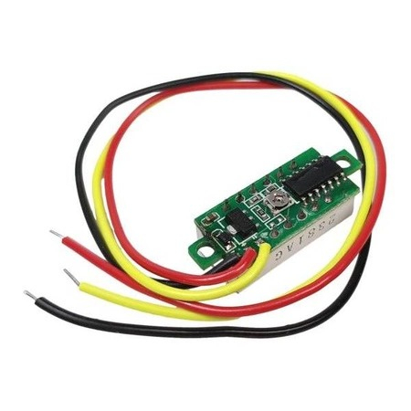 Voltmetru digital LED 0.28 inch, 0-100V DC, 3 fire [1]