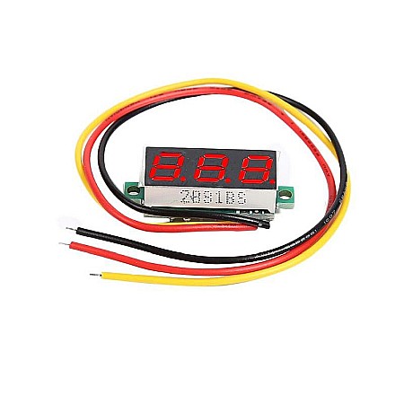 Senzori Arduino - Voltmetru digital 4.5-30V DC, display LED rosu