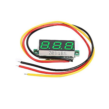 Voltmetru digital LED 0.28 inch, 0-100V DC, 3 fire [3]