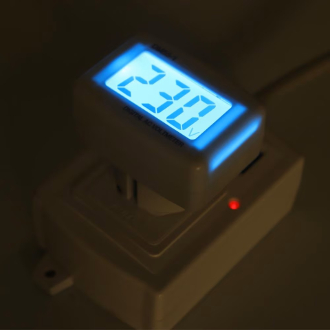 Voltmetru digital AC DM55-1 cu stecher EU, afisaj LCD, 80-300V [4]