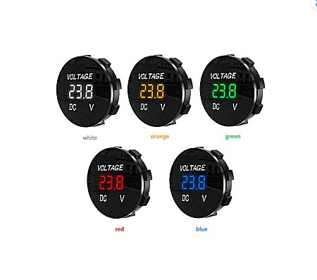 Scule, instrumente de masura - Voltmetru Digital D3 5-48V afisaj led Rosu