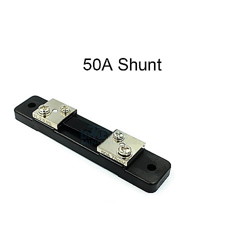 Voltmetru si ampermetru digital 0-100V DC, 50A, shunt, display LED [1]