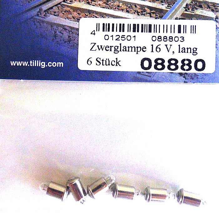 Bec 16V bulb lung - 6 bucati, Tillig 08880 [1]