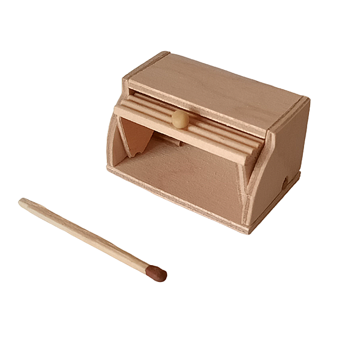 Cutie din lemn pentru paine - miniatura casute de papusi [2]