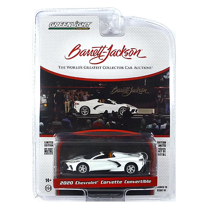 Macheta Chevrolet Corvette Convertible 2020 seria Barrett Jackson 1:64 Greenlight - 37260F [2]