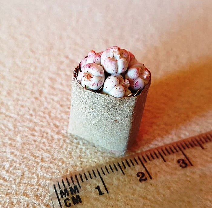 Punga de cumparaturi cu legume / fructe - miniatura colectionari scara 1:12 [1]