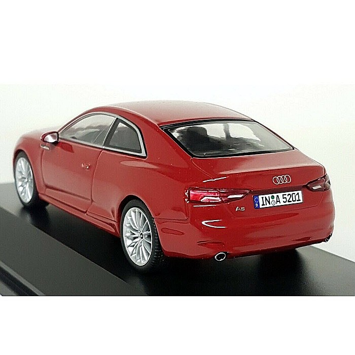 Macheta auto Audi A5 2017 Coupe rosu matador, 1:43 Spark Dealer edition [4]