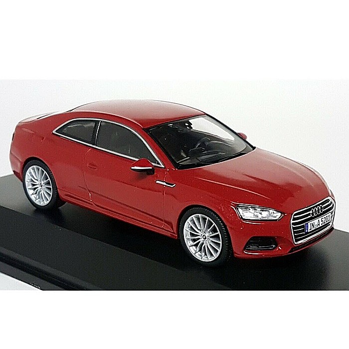 Macheta auto Audi A5 2017 Coupe rosu matador, 1:43 Spark Dealer edition [5]