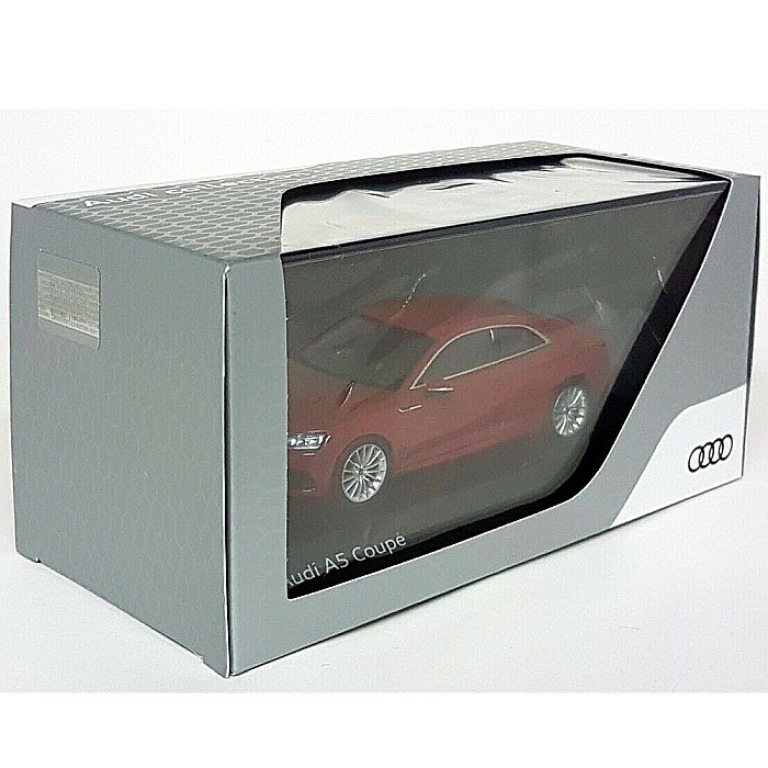 Macheta auto Audi A5 2017 Coupe rosu matador, 1:43 Spark Dealer edition [6]