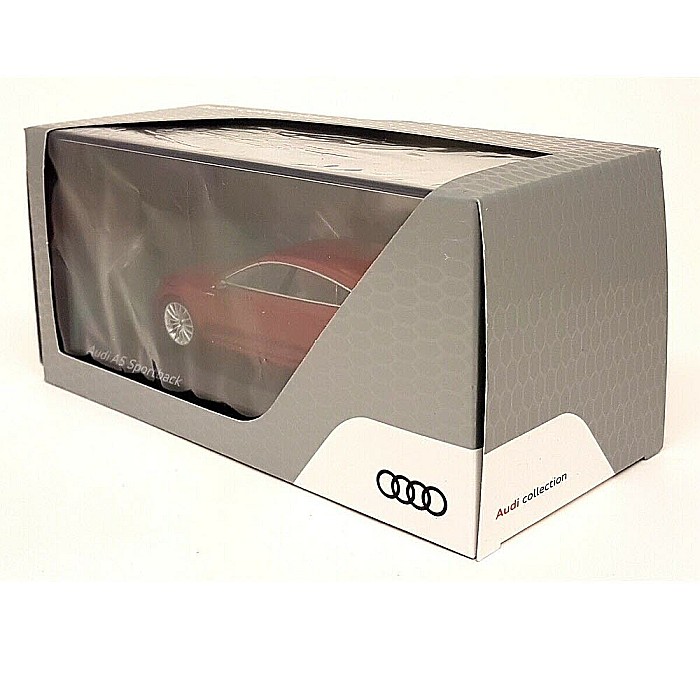 Macheta auto Audi A5 2017 Sportback rosu matador, 1:43 Spark Dealer edition [5]