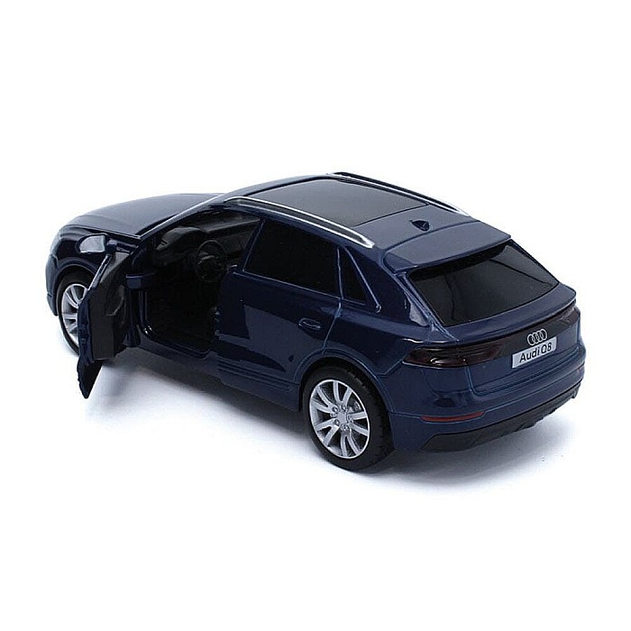 Macheta auto Audi Audi Q8 albastru , pull back, 1:36 Tayumo [3]