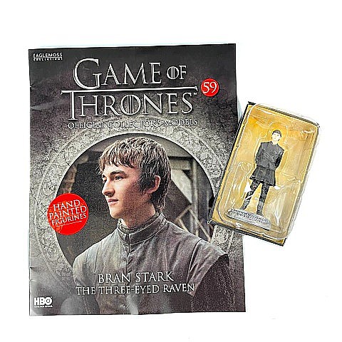 Game of Thrones: Bran Stark (Corbul cu trei ochi) Figurina rasina - Numărul 59 scara 1/21 [5]