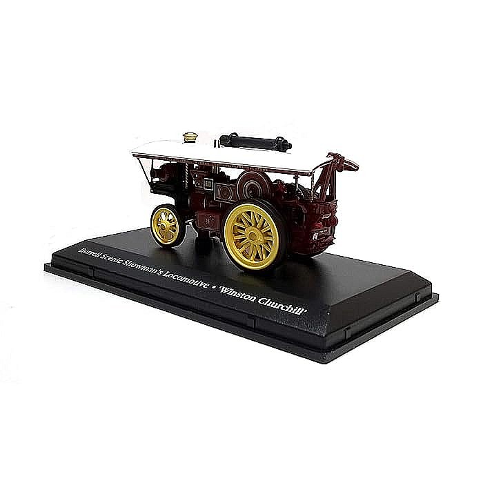 Macheta atlas editions, the greatest show on earth, burrell scenic showmans locomotive winston churchill, scara 1:76 [3]