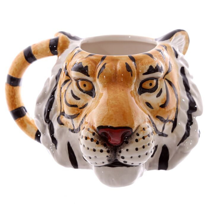 Cană din ceramică 3D – În formă de cap de tigru [2]