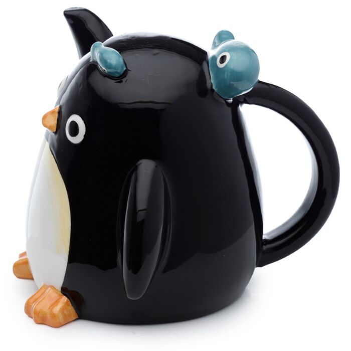 Cana portelan -cu susul in jos- 3D -pinguinul Huddle [5]